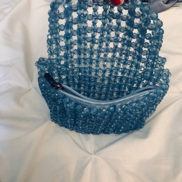 Sam Edelman Violet Acrylic Beaded Bag - Picture 4 of 5